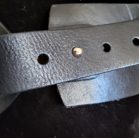 Genuine leather equestrian belt - large stirrup like buckle - Picture 5 of 9